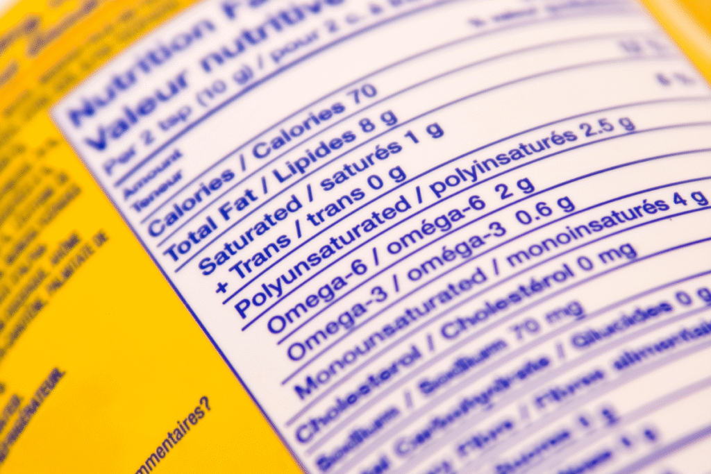 nutrition labels